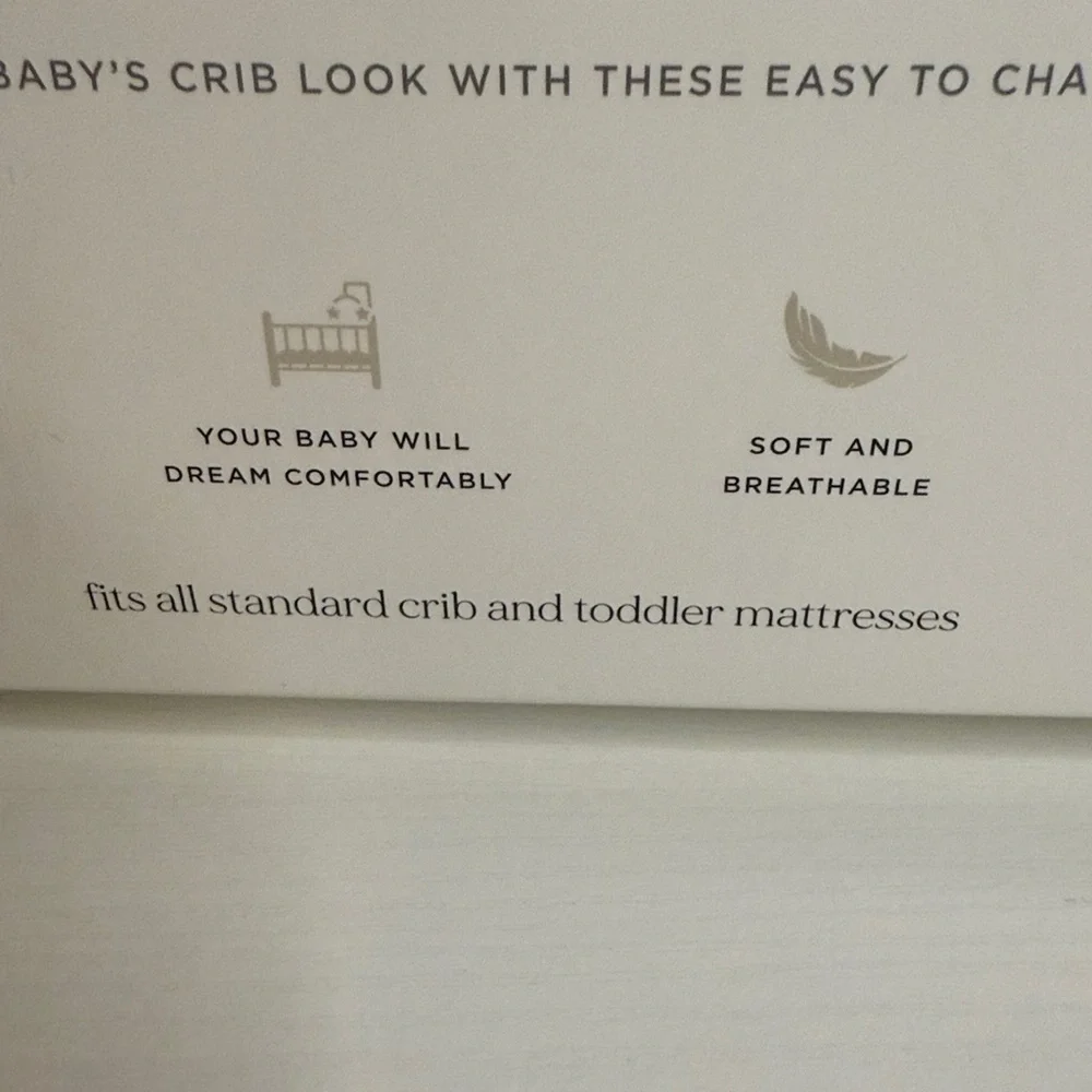 Fitted Crib Sheets - Set of 3